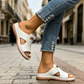 ⏳Tijdelijke aanbieding: 50% korting⏰Stijlvolle peep-toe-sandalen met sleehak voor dames👡