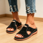 ⏳Tijdelijke aanbieding: 50% korting⏰Stijlvolle peep-toe-sandalen met sleehak voor dames👡
