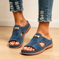 ⏳Tijdelijke aanbieding: 50% korting⏰Stijlvolle peep-toe-sandalen met sleehak voor dames👡