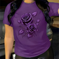 Elegant T-shirt met rozenprint voor dames