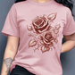 Elegant T-shirt met rozenprint voor dames