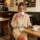 Casual set voor dames met V-hals top en korte broek