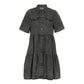 Elegante zomerjurk van denim voor dames