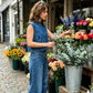 Set met mouwloze top met hoge kraag en broek voor dames
