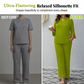 Women's Casual Top & Wide-Leg Pants Set