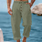 Men's Casual Linen Drawstring Pants