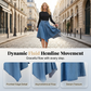 Slimming Asymmetrical Denim Midi Skirt