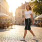 🔥Nieuw binnen & Bestsellers – Casual korte broek met hoge taille en kleurblokken