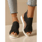 Casual, ademende plateausandalen voor dames