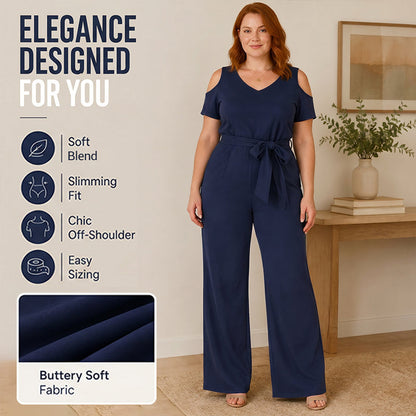 Elegante jumpsuit met blote schouders voor dames