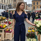 Elegante jumpsuit met blote schouders voor dames