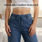 Women's Drawstring Elastic Waist Jeans