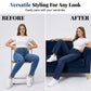 Women's Drawstring Elastic Waist Jeans