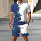 👕 Zomerse tweedelige set voor heren: polo en korte broek ☀️