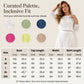 Set bestaande uit een off-shoulder top en een asymmetrische rok voor dames