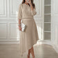 Set bestaande uit een off-shoulder top en een asymmetrische rok voor dames