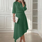 Set bestaande uit een off-shoulder top en een asymmetrische rok voor dames