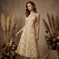 Maxijurk voor dames met bloemenprint, mouwloos en met zakken