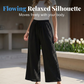 Dames Elastische Taille Katoenen Loungewear Broek