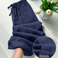 Dames Elastische Taille Katoenen Loungewear Broek