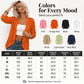 🔥Tijdelijke aanbieding – Casual damesvest met open voorkant en structuurpatroon