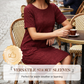 🔥50% KORTING 💃 Elegante Jurk met Textuur ✨ Kreukvrij & Comfortabel