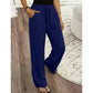 Casual broek met rechte pijpen voor dames