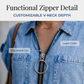 Casual denim jurk voor dames, losvallend, met revers, korte mouwen, ritssluiting en zakken