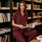 Casual, ruimvallende jumpsuit met korte mouwen en knopen voor dames