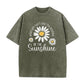 👕☀️ Mjuk tusensköna T-shirt i vintage-tvättad kvalitet