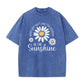👕☀️ Mjuk tusensköna T-shirt i vintage-tvättad kvalitet