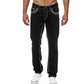 Zeer rekbare herenjeans met dubbele stiksels