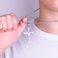 ⏳Unisex ketting met kruisje voor mannen en vrouwen