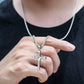 ⏳Unisex ketting met kruisje voor mannen en vrouwen