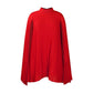 Mini-jurk met ronde hals en cape-mouwen voor dames