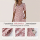🎉 TIJDELIJKE AANBIEDING: 50% KORTING! 👗 Bloemenjurk met V-hals en zakken – Moeiteloze tuincharme 🌸