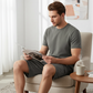 Casual cargoshorts voor heren met elastische tailleband
