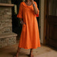 Casual zomerjurk met ronde hals voor dames