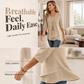Asymmetrische casual effen top met ronde hals voor dames