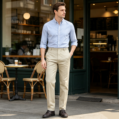 👖Slim-fit vrijetijdsbroek voor heren met elastische tailleband