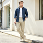 👖Slim-fit vrijetijdsbroek voor heren met elastische tailleband