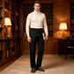 👖Slim-fit vrijetijdsbroek voor heren met elastische tailleband