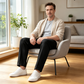 👖Slim-fit vrijetijdsbroek voor heren met elastische tailleband