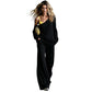 Moeiteloze Stripe-loungeset