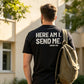 Casual T-shirt met sloganprint voor heren