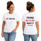Casual T-shirt met korte mouwen en print voor dames