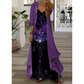 Nu populair⭐Elegante maxi-jurk met doorschijnende overjas🍃Lichte stof en sierlijke maxi-lengte voor elegantie in het dagelijks leven