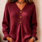 ✨ Tijdloze Elegantie ✨ Dames Gebreide V-Hals Trui 👚 Zachte Comfort, Flatterende Pasvorm & Veelzijdige Stijl