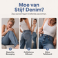 Hoge taille, elastische barrel jeans voor dames