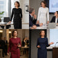 Elegante asymmetrische eenrijig geknoopte jurk voor dames